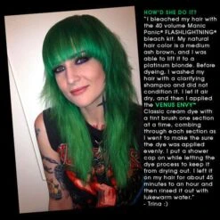 "Venus Envy - Classic" Hair Dye Green By Manic Panic 13 "Venus Envy - Classic" Hair Dye Green By Manic Panic -Men Fashion Clothing Store 263468d4