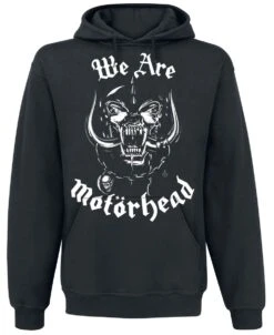 "We Are Motörhead" Hooded Sweater Black By Motörhead
