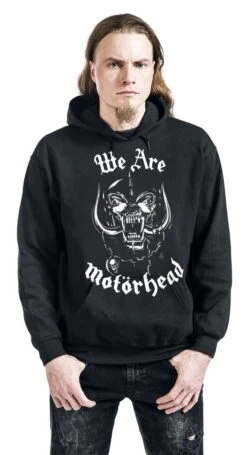 "We Are Motörhead" Hooded Sweater Black By Motörhead -Men Fashion Clothing Store 268379wa