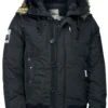 "Jarreth" Winter Jacket Black By Lonsdale London