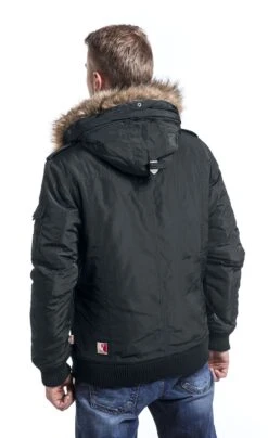"Jarreth" Winter Jacket Black By Lonsdale London -Men Fashion Clothing Store 268405wb emp