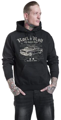 "Old Basterd Style" Hooded Sweater Black By Old Basterd Style -Men Fashion Clothing Store 271387wa emp