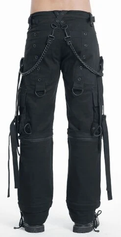 "Abaddon" Cargo Trousers Black By Gothicana By EMP -Men Fashion Clothing Store 279358wb emp