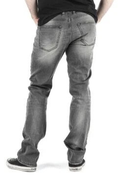"Johnny" Jeans Grey By Black Premium By EMP -Men Fashion Clothing Store 279638wb