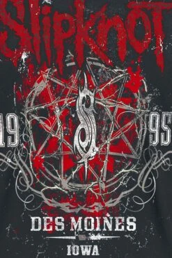 "Iowa Star" T-Shirt Black By Slipknot -Men Fashion Clothing Store 280788d emp
