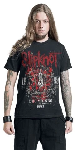 "Iowa Star" T-Shirt Black By Slipknot -Men Fashion Clothing Store 280788wa