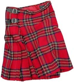 "Kilt" Medium-length Skirt Red By Black Premium By EMP