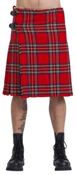 "Kilt" Medium-length Skirt Red By Black Premium By EMP -Men Fashion Clothing Store 282568ma emp