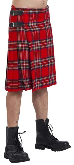 "Kilt" Medium-length Skirt Red By Black Premium By EMP -Men Fashion Clothing Store 282568ma2 emp