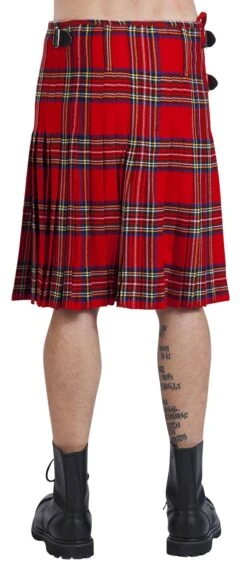 "Kilt" Medium-length Skirt Red By Black Premium By EMP -Men Fashion Clothing Store 282568mb emp
