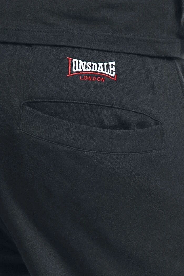 "Dartford" Tracksuit Trousers Black By Lonsdale London 6 "Dartford" Tracksuit Trousers Black By Lonsdale London - Image 4