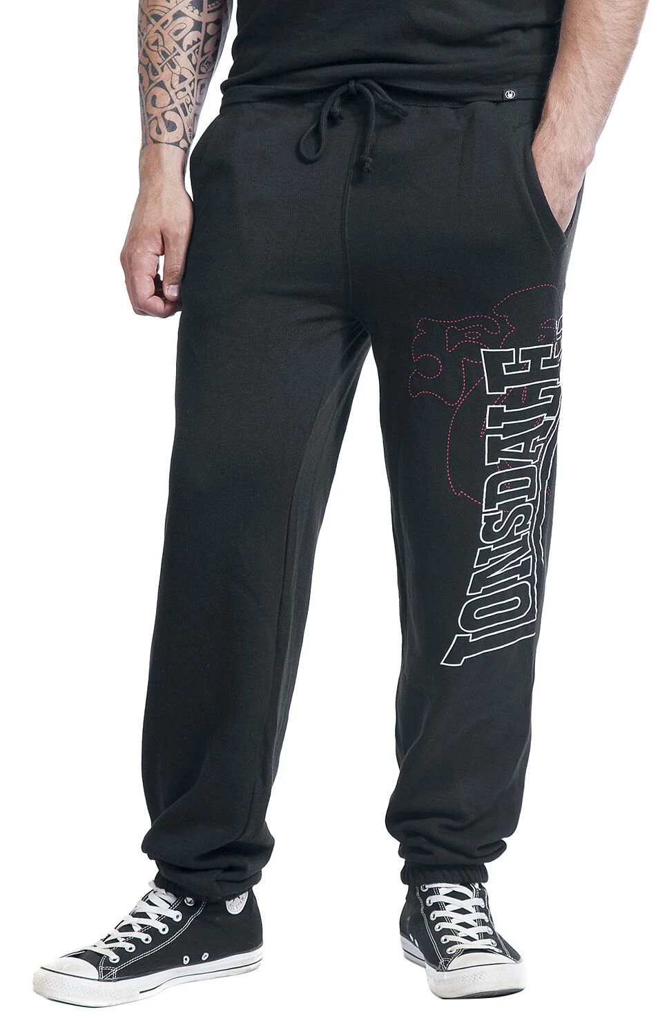 "Dartford" Tracksuit Trousers Black By Lonsdale London 7 "Dartford" Tracksuit Trousers Black By Lonsdale London - Image 5