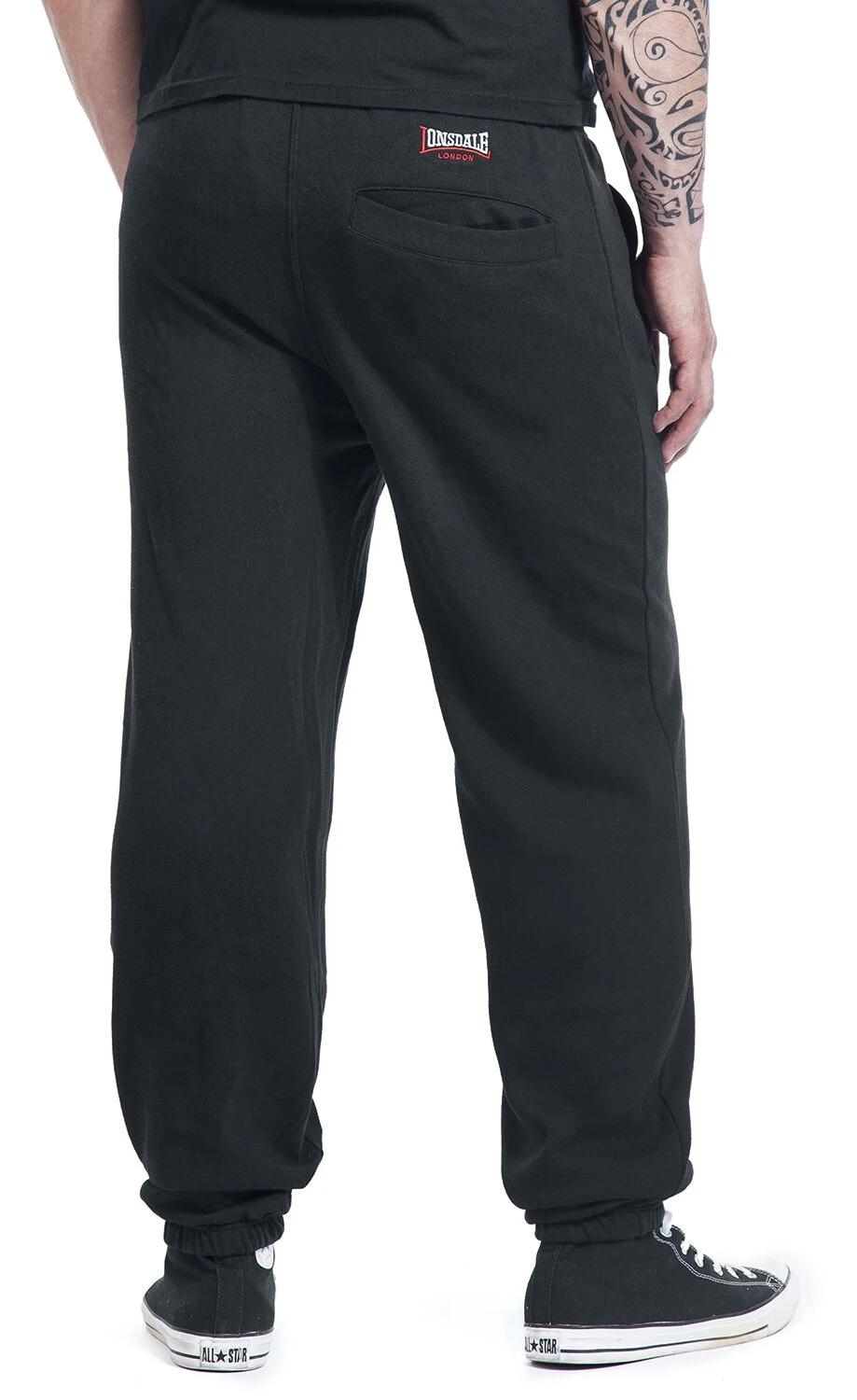 "Dartford" Tracksuit Trousers Black By Lonsdale London 9 "Dartford" Tracksuit Trousers Black By Lonsdale London - Image 7