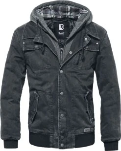 "Dayton" Between-seasons Jacket Charcoal By Brandit