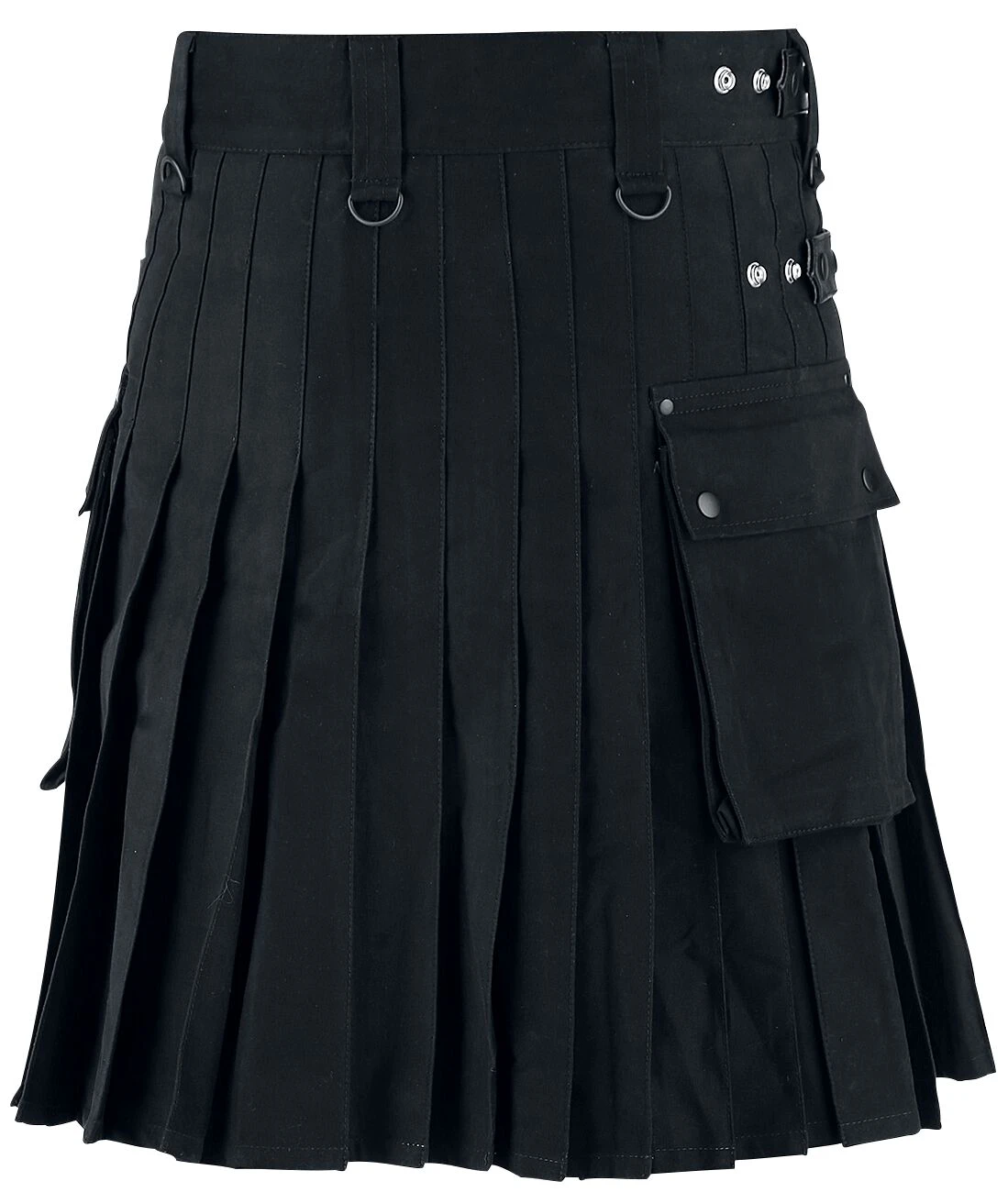 "Kilt" Medium-length Skirt Black By Black Premium By EMP 4 "Kilt" Medium-length Skirt Black By Black Premium By EMP - Image 2