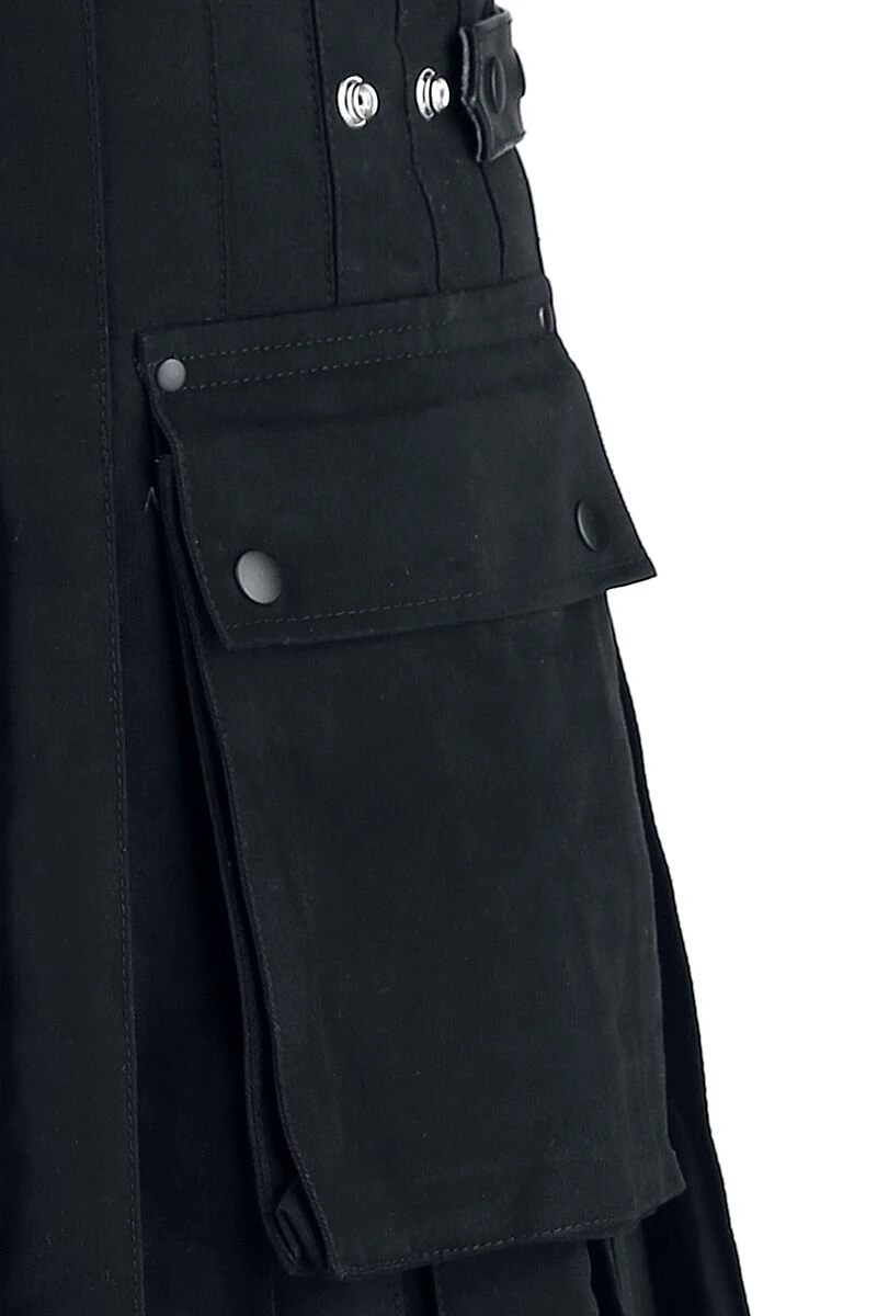 "Kilt" Medium-length Skirt Black By Black Premium By EMP 5 "Kilt" Medium-length Skirt Black By Black Premium By EMP - Image 3