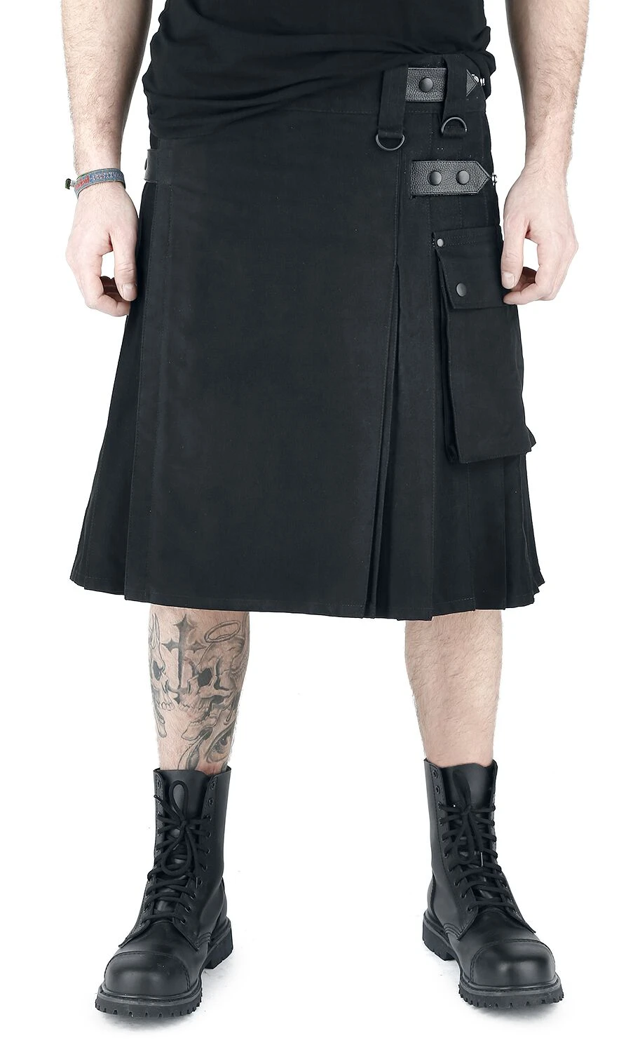 "Kilt" Medium-length Skirt Black By Black Premium By EMP 7 "Kilt" Medium-length Skirt Black By Black Premium By EMP - Image 5