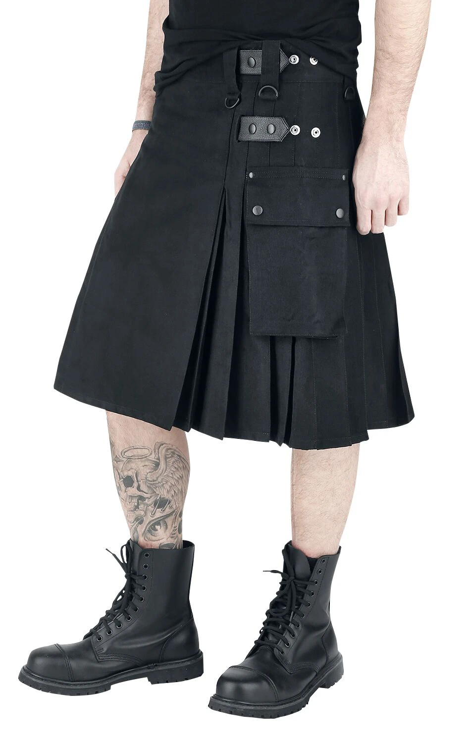 "Kilt" Medium-length Skirt Black By Black Premium By EMP 8 "Kilt" Medium-length Skirt Black By Black Premium By EMP - Image 6