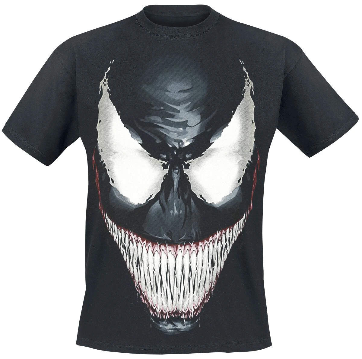 "Smile" T-Shirt Black By Venom (Marvel) 3 "Smile" T-Shirt Black By Venom (Marvel)