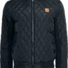 "Diamond Quilt Nylon Jacket" Between-seasons Jacket Black By Urban Classics 2 "Diamond Quilt Nylon Jacket" Between-seasons Jacket Black By Urban Classics -Men Fashion Clothing Store 293446a emp