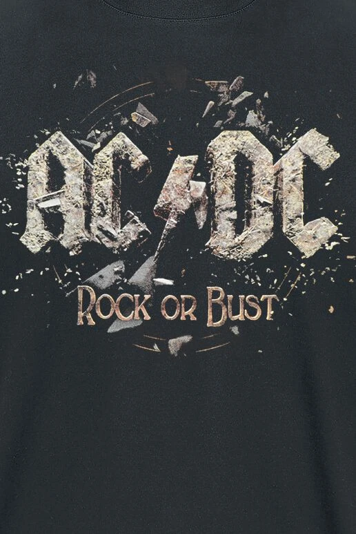 "Rock Or Bust" T-Shirt Black By AC/DC 5 "Rock Or Bust" T-Shirt Black By AC/DC - Image 3
