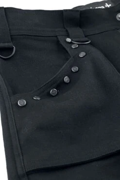 "Saviour" Shorts Black By Gothicana By EMP 20 "Saviour" Shorts Black By Gothicana By EMP -Men Fashion Clothing Store 296871zd emp