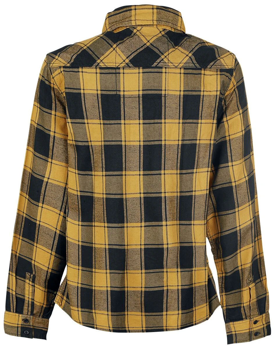 "Checkshirt" Longsleeve Black-yellow By Brandit 4 "Checkshirt" Longsleeve Black-yellow By Brandit - Image 2