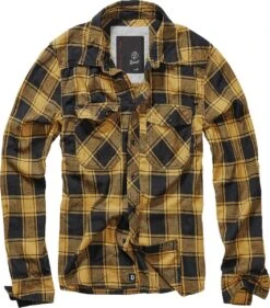 "Checkshirt" Longsleeve Black-yellow By Brandit 14 "Checkshirt" Longsleeve Black-yellow By Brandit -Men Fashion Clothing Store 298956za