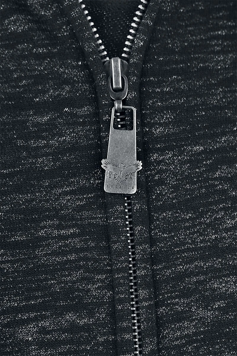 "Mask Of Sanity" Hooded Zip Black By Black Premium By EMP 6 "Mask Of Sanity" Hooded Zip Black By Black Premium By EMP - Image 4