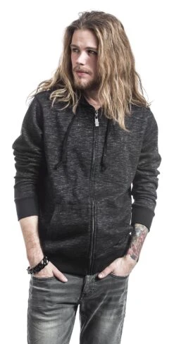 "Mask Of Sanity" Hooded Zip Black By Black Premium By EMP 12 "Mask Of Sanity" Hooded Zip Black By Black Premium By EMP -Men Fashion Clothing Store 319699wa emp