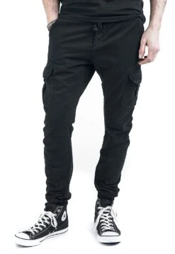 "Cargo Jogging Pants" Cargo Trousers Black By Urban Classics -Men Fashion Clothing Store 320733wa