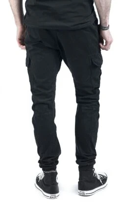 "Cargo Jogging Pants" Cargo Trousers Black By Urban Classics -Men Fashion Clothing Store 320733wb