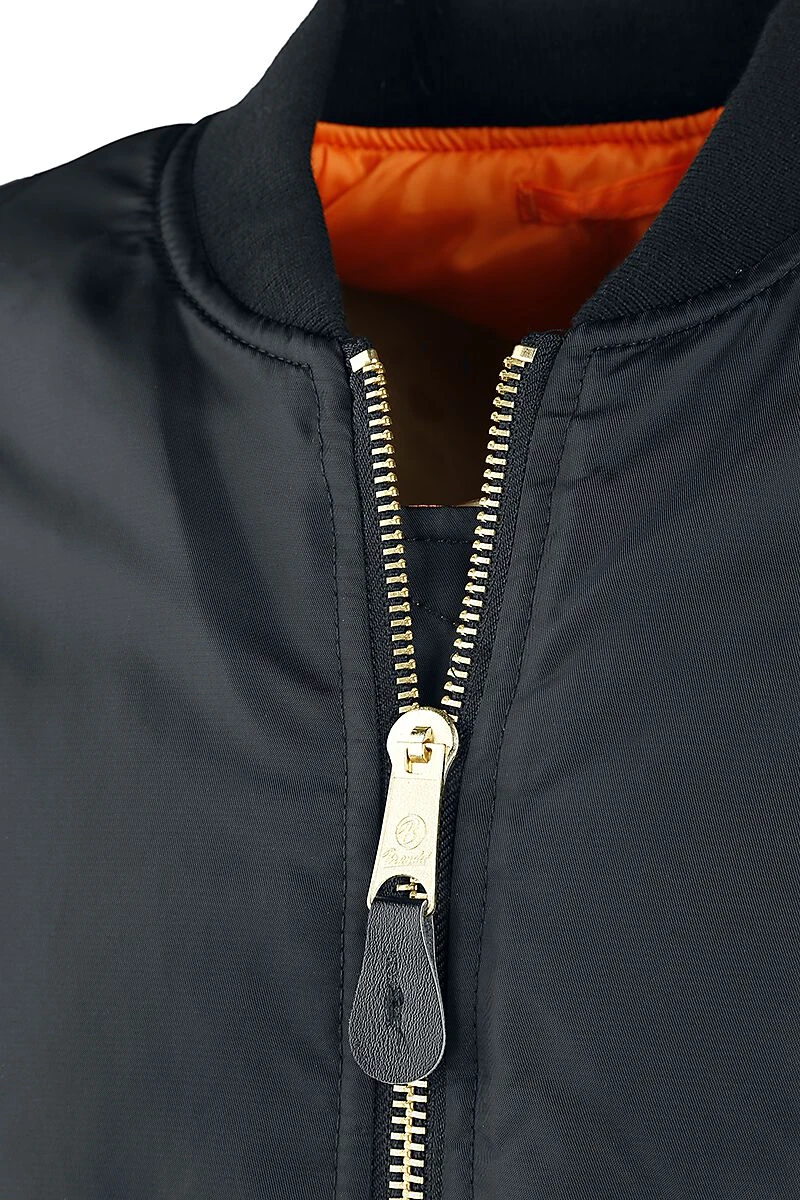 "MA1" Bomber Jacket Black By Brandit 7 "MA1" Bomber Jacket Black By Brandit - Image 5