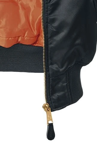 "MA1" Bomber Jacket Black By Brandit 8 "MA1" Bomber Jacket Black By Brandit - Image 6