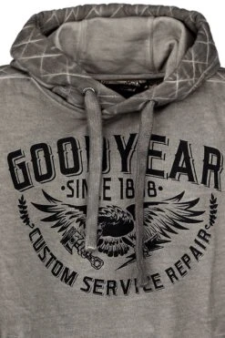 "George" Hooded Sweater Anthracite By GoodYear -Men Fashion Clothing Store 325998d emp
