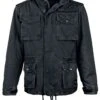 "Army Field Jacket" Winter Jacket Black By Black Premium By EMP