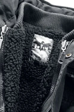 "Army Field Jacket" Winter Jacket Black By Black Premium By EMP 16 "Army Field Jacket" Winter Jacket Black By Black Premium By EMP -Men Fashion Clothing Store 327779d