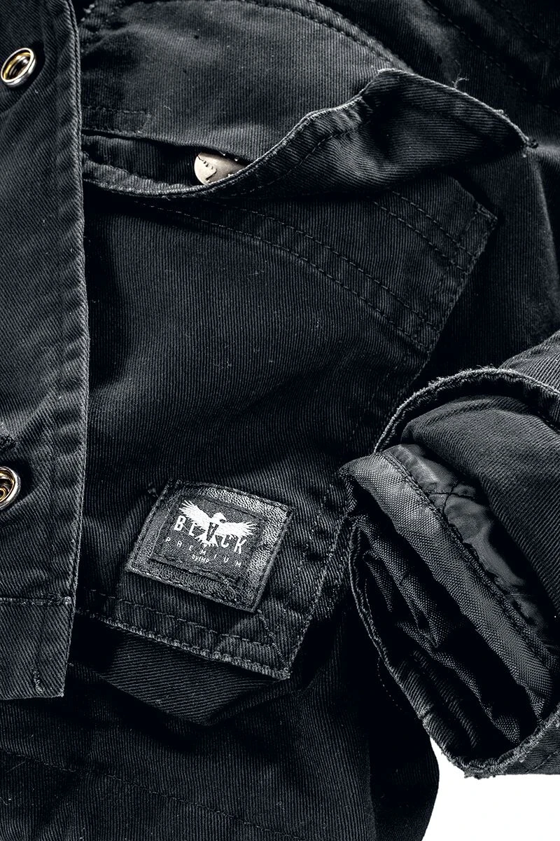 "Army Field Jacket" Winter Jacket Black By Black Premium By EMP 7 "Army Field Jacket" Winter Jacket Black By Black Premium By EMP - Image 5