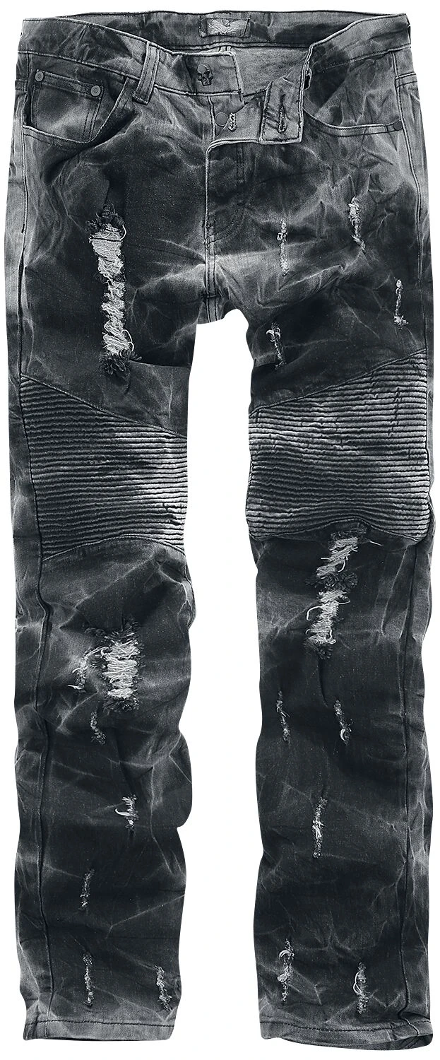"Jared" Jeans Grey-black By Rock Rebel By EMP