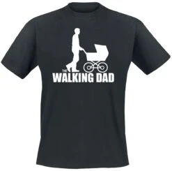 "The Walking Dad" T-Shirt Black By Family & Friends