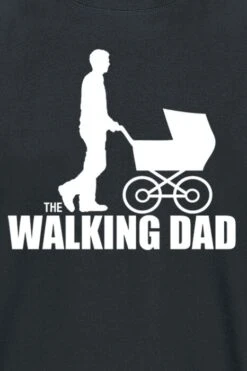 "The Walking Dad" T-Shirt Black By Family & Friends -Men Fashion Clothing Store 329588d emp