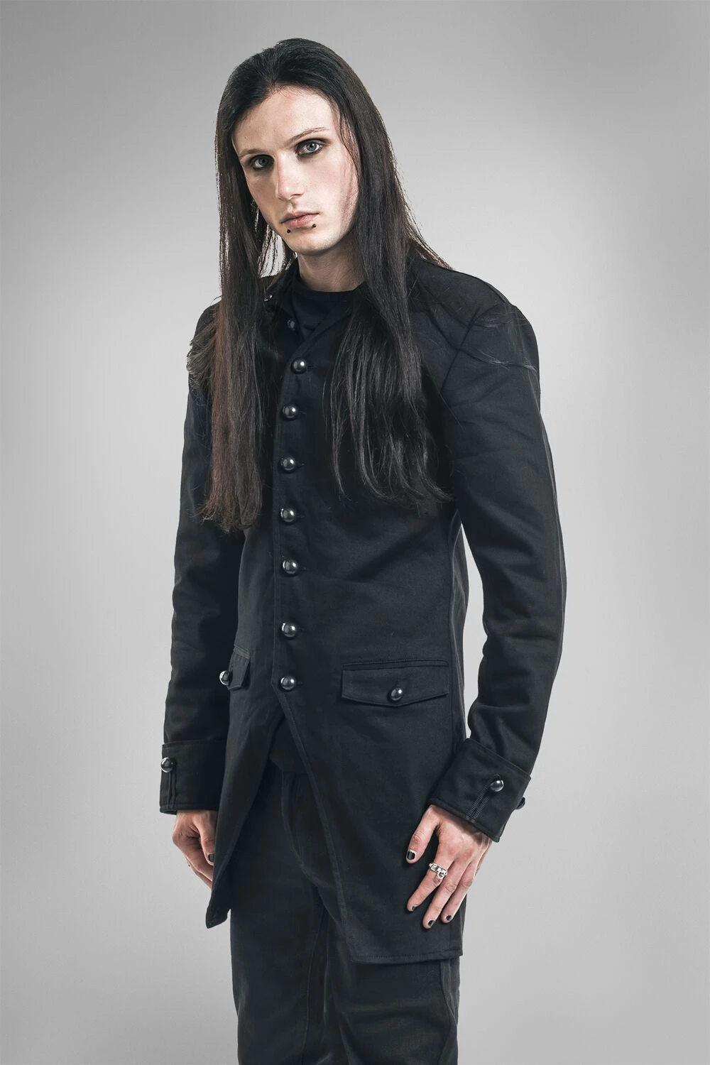 "The Vampire Of Time And Memory" Uniform Jacket Black By Gothicana By EMP 8 "The Vampire Of Time And Memory" Uniform Jacket Black By Gothicana By EMP - Image 6