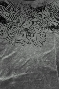 "Thunderstorm" T-Shirt Grey By Outer Vision -Men Fashion Clothing Store 333601d emp