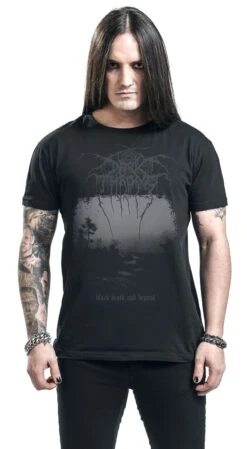 "Black Death And Beyond" T-Shirt Black By Darkthrone -Men Fashion Clothing Store 334702wa emp