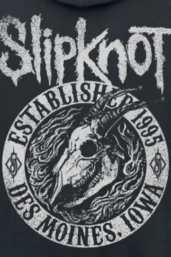 "Flaming Goat" Hooded Zip Black By Slipknot -Men Fashion Clothing Store 335375d2 emp