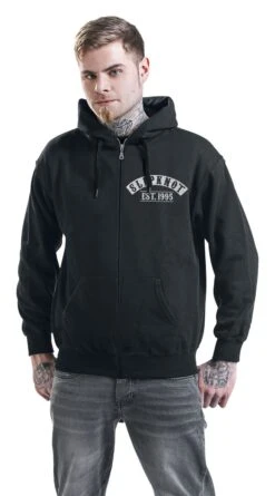 "Flaming Goat" Hooded Zip Black By Slipknot -Men Fashion Clothing Store 335375wa