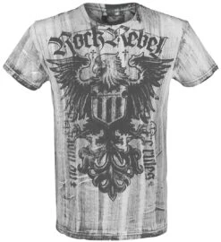"Rebel Soul" T-Shirt White By Rock Rebel By EMP