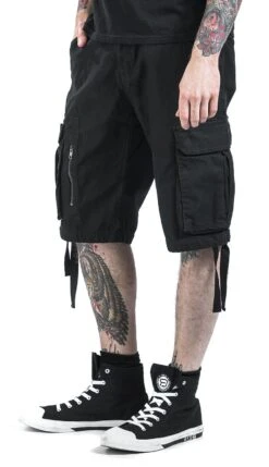 "Army Vintage Shorts" Shorts Black By Black Premium By EMP 15 "Army Vintage Shorts" Shorts Black By Black Premium By EMP -Men Fashion Clothing Store 340624wa2 emp