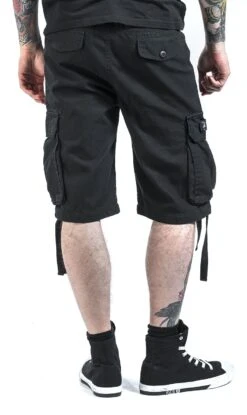 "Army Vintage Shorts" Shorts Black By Black Premium By EMP 16 "Army Vintage Shorts" Shorts Black By Black Premium By EMP -Men Fashion Clothing Store 340624wb