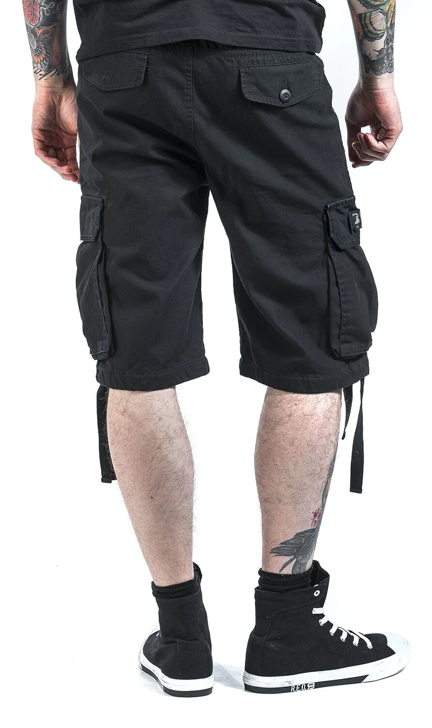 "Army Vintage Shorts" Shorts Black By Black Premium By EMP 9 "Army Vintage Shorts" Shorts Black By Black Premium By EMP - Image 7